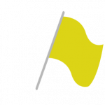 bandera amarilla en circuito